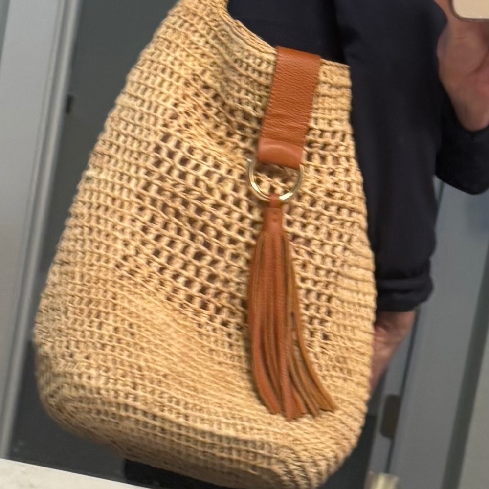 Laggo Raffia Shoulder Bag